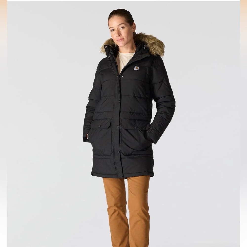 Carhartt Women's Relaxed Fit Midweight Utility Coat ~ size Large